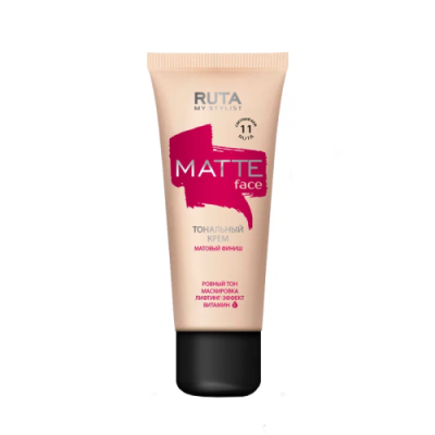 RUTA крем тональный матирующий matte face т.11